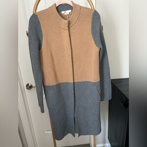 Boden Gray and Tan Sweater NWT